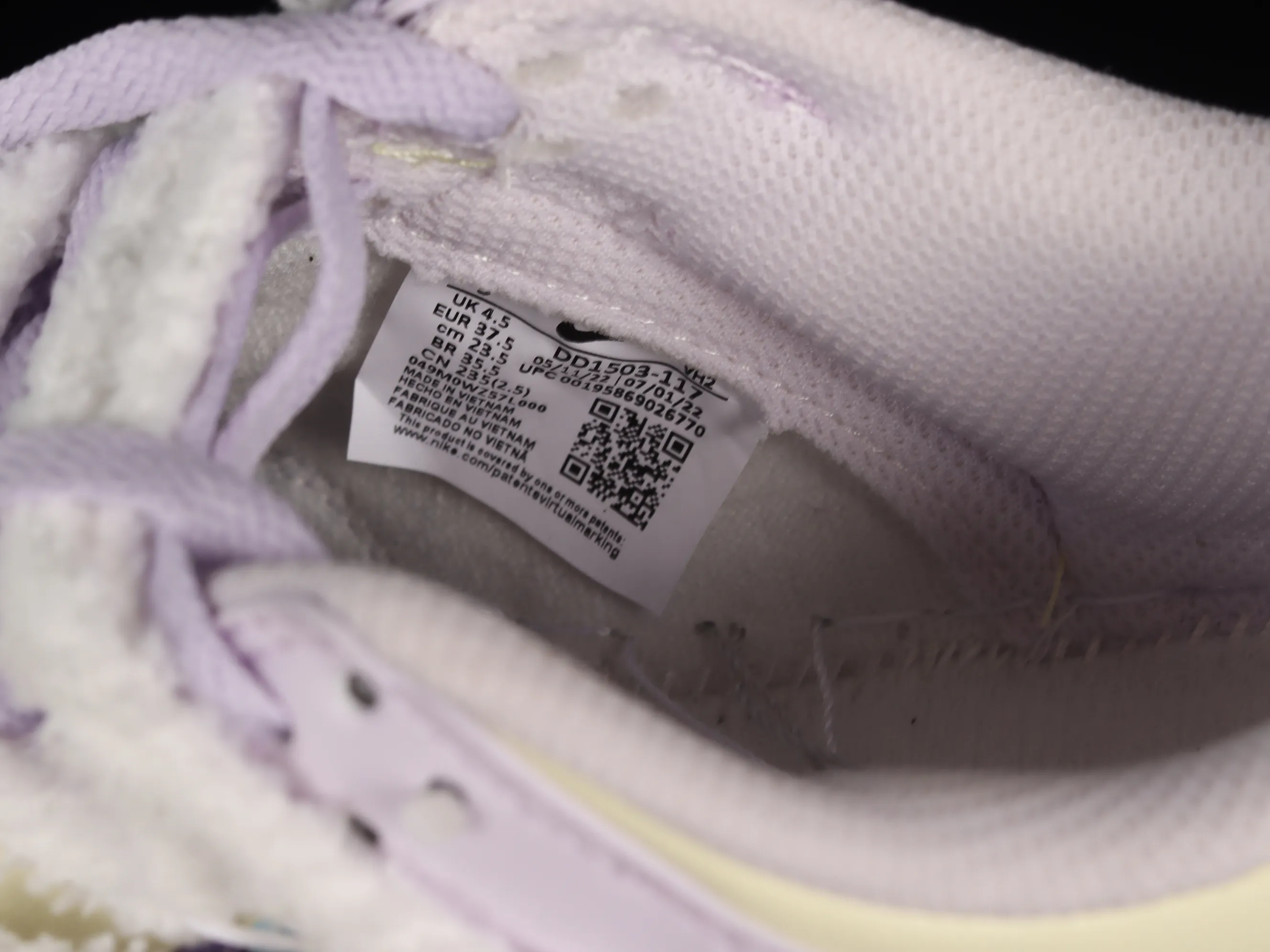 All categories Nk SB Dunk series Nk SB Dunk Low low-top sneakers Nk Dunk Low Vlad Year of the Rabbit limited milk taro rabbit low-top casual sneakers DD1503-117